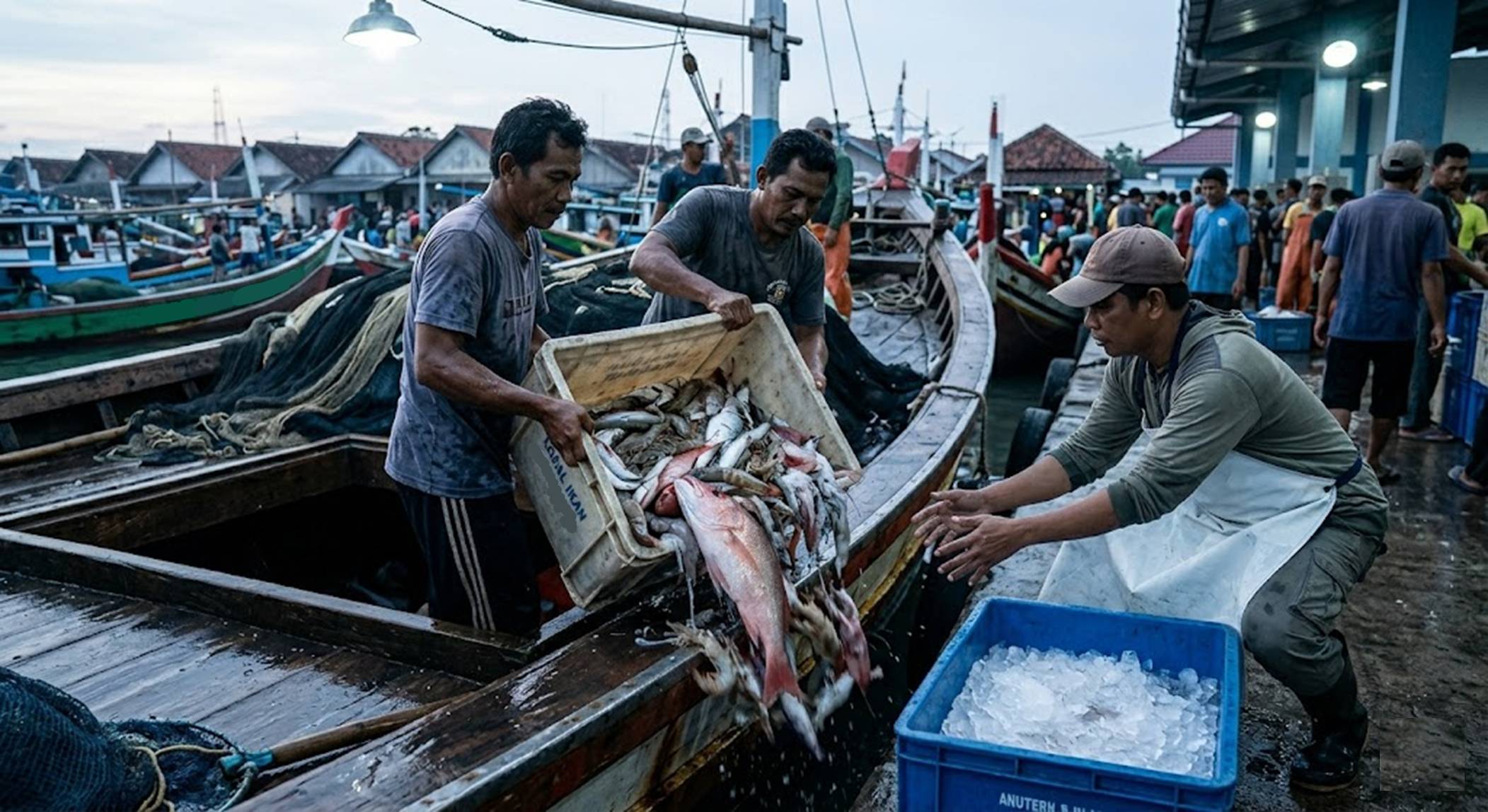 Pasokan seafood segar langsung dari nelayan