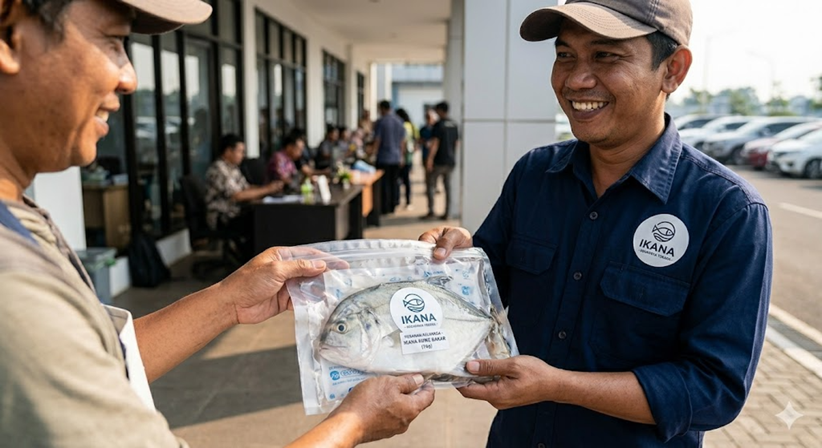 Pengiriman seafood fresh IKANA ke pelanggan